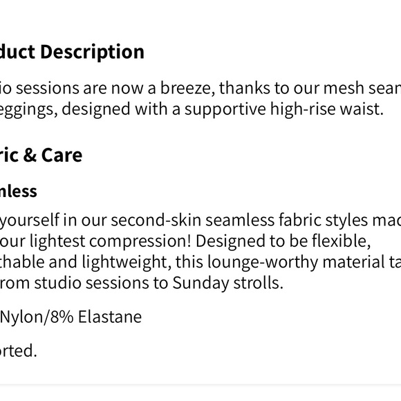 Fabletic Sync High Waisted Perforated Legging-Washed Navy - Picture 7 of 10